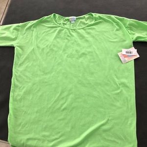 LuLaRoe Irma, bright light green